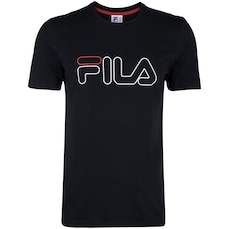 Camiseta Masculina Fila Manga Curta Letter Outline