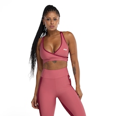 Top Fitness sem Bojo Fila Baixa Sustentação Line Movement Adulto
