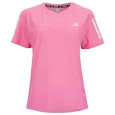Camiseta Feminina adidas Manga Curta Own The Run Base