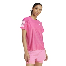 Camiseta Feminina adidas Manga Curta Own The Run Base