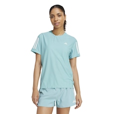 Camiseta Feminina adidas Manga Curta Own The Run Base