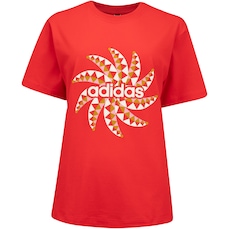 Camiseta Feminina adidas Farm Manga Curta GFX Tee