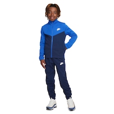 Conjunto de Agasalho Infantil Nike Sportswear Tracksuit Poly Full Zip HBR