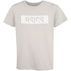 Camiseta Infantil ASICS Manga Curta Casual Cava Tradicional