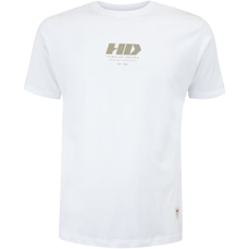 Camiseta Masculina HD Manga Curta Leaves 9507A