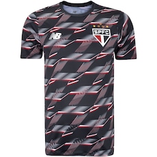 Camisa Pré Jogo do São Paulo 24 New Balance Masculina