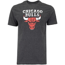 Camiseta do Chicago Bulls Masculina NBA Manga Curta City2city
