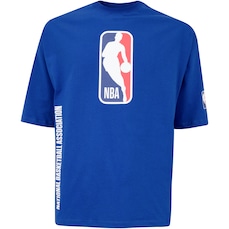 Camiseta Masculina NBA Manga Curta Logoman NB384