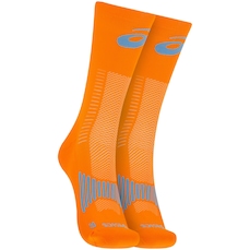 Meia Rally Crew 21k Cano Alto Tamanho 39-44 ASICS Adulto