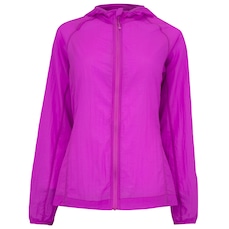 Jaqueta Corta-Vento Feminina Oxer com Capuz Run Ultraleve Packable