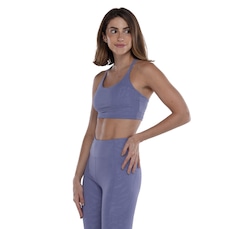 Top Fitness com Bojo Removível Oxer Baixa Sustentação Print Premium Adulto