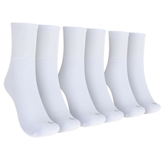 Kit de Meias Cano Médio Oxer com 3 Pares Atoalhada Tamanho 39 a 44 Adulto