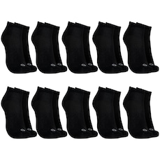 Kit 10 Pares de Meias Respirável Invisível Tamanho 39-44 Oxer Adulto