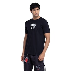 Camiseta Masculina Venum Manga Curta Basic Light Dark