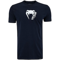 Camiseta Masculina Venum Manga Curta Basic Light Blue Navy