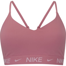 Top Fitness com Bojo Nike Baixa Sustentação Dri-Fit Indy SPT BRA