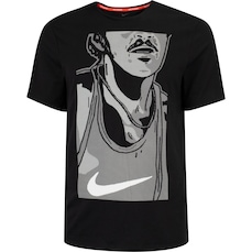 Camiseta Masculina Nike Manga Curta Run Energy Ris