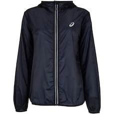 Jaqueta Corta-Vento Feminina ASICS Repelente à Água com Capuz Toyama