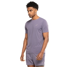 Camiseta Masculina ASICS Manga Curta Selada Respirável