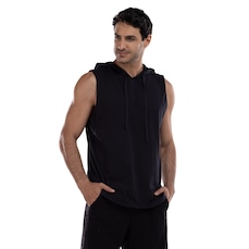 Camiseta Regata Masculina Oxer Machão com Capuz Antiodor