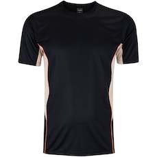 Camiseta Masculina Oxer Manga Curta Recorte com Vivo