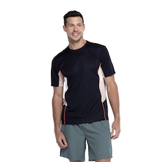 Camiseta Masculina Oxer Manga Curta Recorte com Vivo