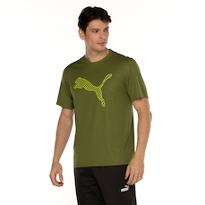 Camiseta Masculina Puma Manga Curta Graphic Concept Q1