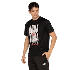 Camiseta Masculina Puma Manga Curta Graphic Emblem Tee