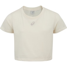 Blusa Cropped Infantil ASICS Manga Curta