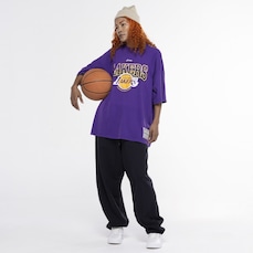 Camiseta do Los Angeles Lakers Approve NBA Basci Manga Curta Huge