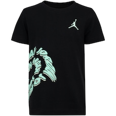Camiseta Jordan Infantil Nike Manga Curta Warpded Galexy