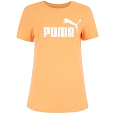Camiseta Feminina Puma Manga Curta ESS Tee Logo