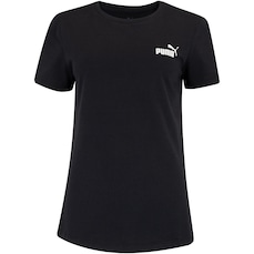 Camiseta Feminina Puma Manga Curta Essentials Small Logo Tee