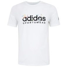 Camiseta Masculina adidas Manga Curta Graphic Landscape