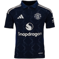 Camisa Polo do Manchester United II 24/25 adidas Infantil