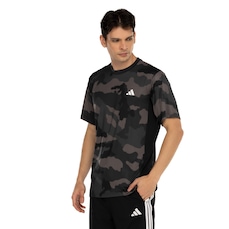 Camiseta Masculina adidas Manga Curta Treino Camuflada