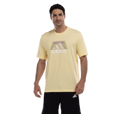 Camiseta Masculina adidas Manga Curta Graphic