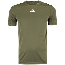 Camiseta Masculina adidas Manga Curta Treino Básica