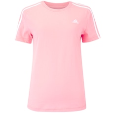 Camiseta Feminina adidas Manga Curta 3 Stripes