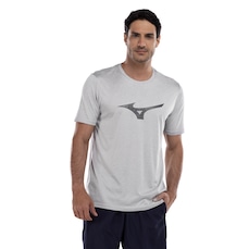 Camiseta Masculina Mizuno Manga Curta Spark Mescla