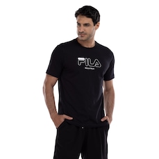 Camiseta Masculina Fila Manga Curta Slim Classic