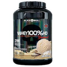 Whey Protein Black Skull 100%HD Gourmet Sorvete de Baunilha