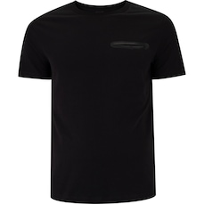 Camiseta Masculina Oxer Manga Curta Detalhe Bolso Externo Selado
