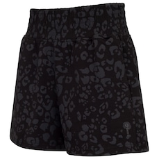 Short Oxer Recorte Estampado Feminino