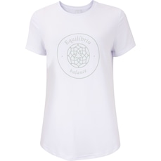 Camiseta Feminina Oxer Manga Curta Estampada Refletivo