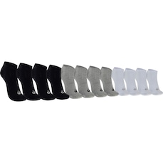 Kit de Meias Cano Curto ASICS Show Soft Tamanho 39 ao 44 Adulto