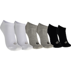 Kit 3 pares de Meia ASICS Invisible Tamanho 39-44 Adulto