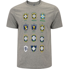 Camiseta do Brasil CBF Masculina Evolução
