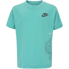 Camiseta Infantil Nike Manga Curta Future Utility Fa24