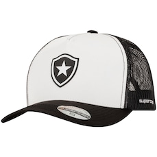 Boné Aba Curva do Botafogo Supercap Trucker Estruturado Strapback Adulto